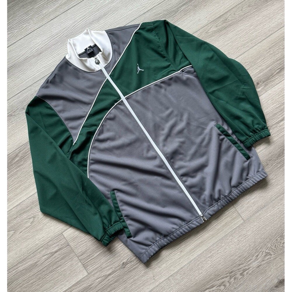 Vintage 90s Y2K Nike Center Jordan Athletic Full Zip Jacket Sweater Mens - sz XL